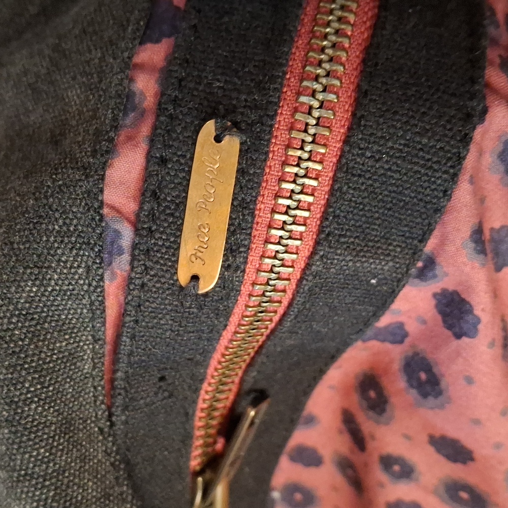 Free People Urban Outfitters Embroidered Black and Multicolor Women's Bag Boho - Picture 10 of 10